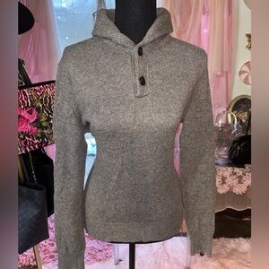 Men’s Gray Sweater with button detail